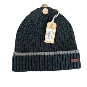 Fat Face Men's Charcoal Henry Beanie